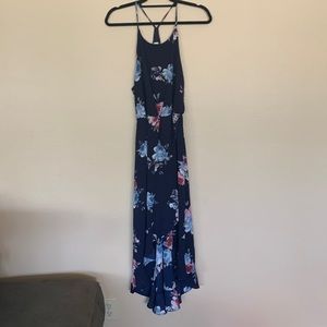 Soprano XL Maxi Floral Racerback Spaghetti Strap Dress